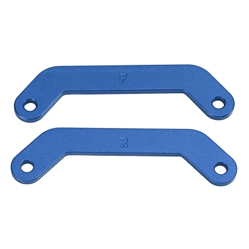 lvifloae Aluminiumlegierung vorderen Bulkhead -Tiestriegel Hochfestigkeit RC -Autoteile für 1/10 Maxx 2.0 RC -Auto 2pcs 75x20mm (Dark Blue) von lvifloae