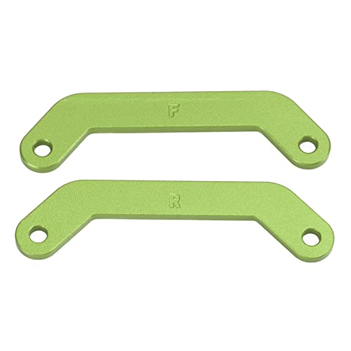 lvifloae Aluminiumlegierung vorderen Bulkhead -Tiestriegel Hochfestigkeit RC -Autoteile für 1/10 Maxx 2.0 RC -Auto 2pcs 75x20mm (Green) von lvifloae