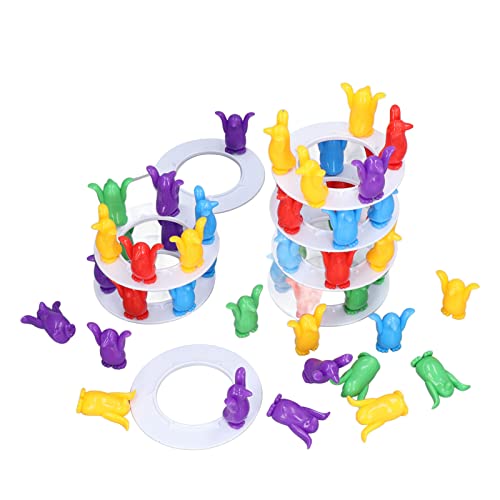 lvifloae Balancierblock-Stapelspiel, Pinguine, Übung der Hand-Augen-Koordination, Turmspiel, Stapeln lvifloae Balancierblock-Stapelspiel, Pinguine, Übung der Hand-Augen-Koordination, Turmspiel, Stapeln von lvifloae