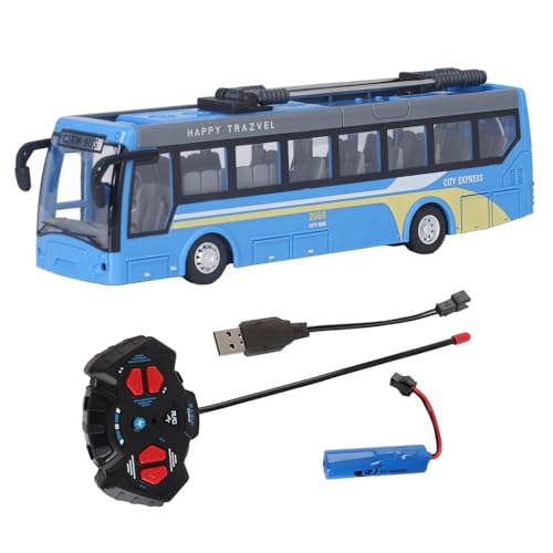 lvifloae Fernbedienung School Toy Bus High Simulation Alle Richtungen Fahren wiederaufladbarer RC -Schulbus, Geschenke für Kinder und Mädchen Gelb (Blau) von lvifloae