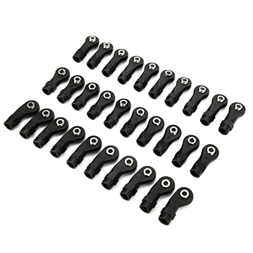 lvifloae Linkage Ball Rod End M4 Ball Kopf für RC Crawler Cars M4 Linksbreite Ball Kopf Set 4 1 10 RC -Auto Crawler Link Ball RC Car Ball RC Rod End 30 Stücke von lvifloae