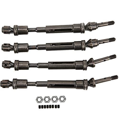 lvifloae Metall vordere und hintere Antriebs Getriebe Welle für Schrägstrich 4x4, verstellbare Länge, Stahl Material, Titan Farbe lvifloae Metall vordere und hintere Antriebs Getriebe Welle für Schrägstrich 4x4, verstellbare Länge, Stahl Material, Titan Farbe von lvifloae