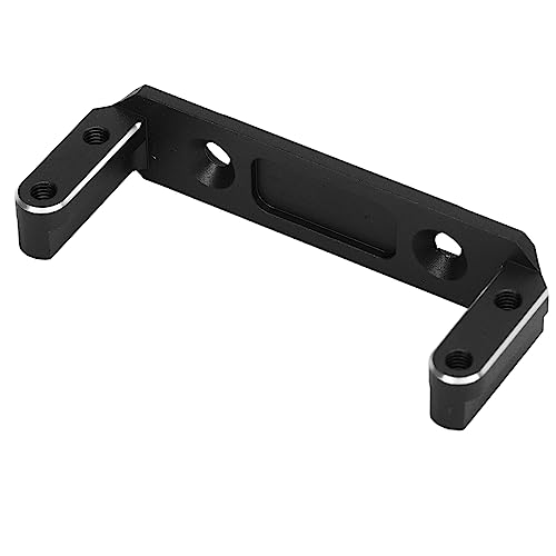lvifloae RC Aluminium Servo Mount CNC Machined Aluminium Servo Mount Capra UTB10 1/10 RC Crawler Upgrade Parts Silver (Black) von lvifloae
