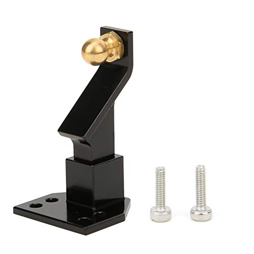lvifloae RC -Autoanhängerkupplung 1/10 Metallanhängerkupplung für DIY Accessoires Trailer Hitch Anhänger Haken Anhänger Hitch Release -Schnalle Schwarz für D90 RC SCX10 CC01 (Farbe: Schwarz) von lvifloae