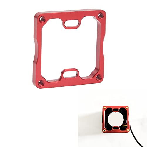 lvifloae RC ESC -Fangemeinde Anodized CNC Machined Aluminium Construction ESC -Kühlung Fangemeinde Einfacher Ersatz für max6 für max8 für max5 (Rot) von lvifloae