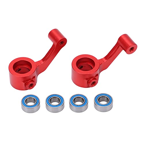 lvifloae RC -Lenkblöcke Aluminiumlegierung poröses Design reduzieren Vibrationen Praktische RC -Autoteile für ECX 2WD 1/10 Fernbedienungsautos 2pcs (Rot) von lvifloae