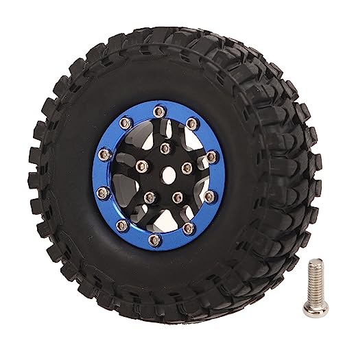 lvifloae RC -Reifenkautschuk -Verschleiß Stabiler Stabiler Flexibler Ersatz -RC -Ersatzreifen für SCX24 RC -Autozubehör (Black Blue) von lvifloae