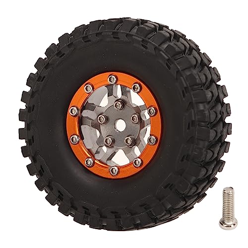 lvifloae RC -Reifenkautschuk -Verschleiß Stabiler Stabiler Flexibler Ersatz -RC -Ersatzreifen für SCX24 RC -Autozubehör (Orange Grey) von lvifloae