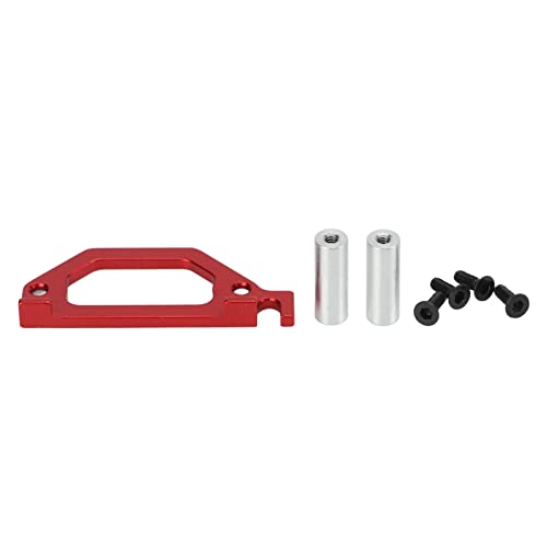 lvifloae RC Servo Mount Upgrade -Teile Verbesserung der Festigkeit Hochfest Latrax Teton 1/18 RC Crawler Car Aluminiumlegierung (Rot) von lvifloae