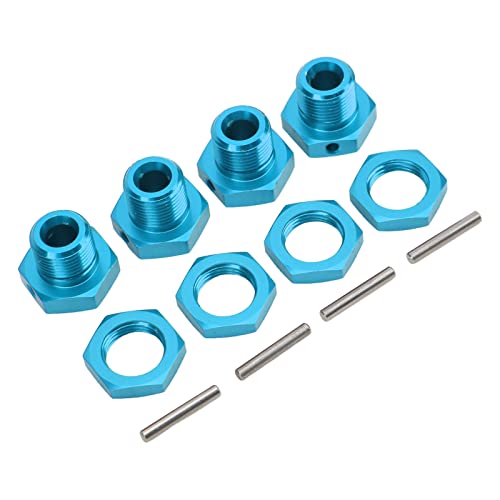 lvifloae RC Wheel 17mm Aluminum Hex Drive Hub Adapter Pins KARTON 4WD Car 4 Set (Blue) von lvifloae