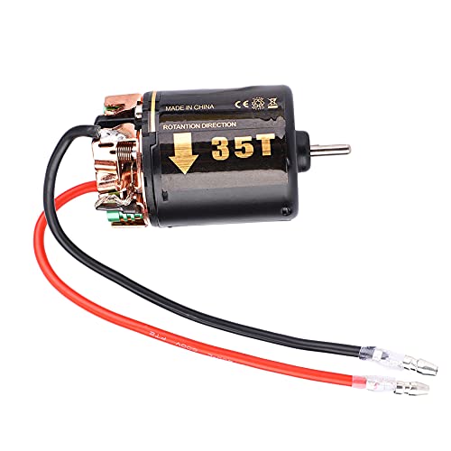 lvifloae rc bürstenloser Motor, 45T Universal RC Model Car 540 bürstenloser Motor für große Lastwagen/Kletterautos Ersatzzubehör (35t) von lvifloae