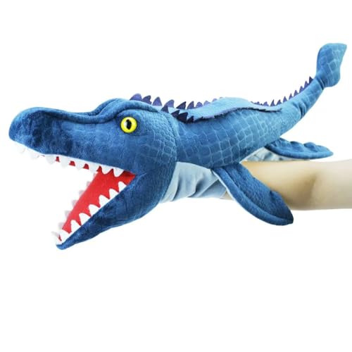 LXYJOYIN Handpuppen Spielzeug Set für Kinder,Freunde Im Tiergarten, Deluxe plüschtiere Kinderhandpuppen mit beweglichem offenem Mund für Vorschulkinder, Geburtstagsgeschenk-Mosasaurus LXYJOYIN Handpuppen Spielzeug Set für Kinder,Freunde Im Tiergarten, Deluxe plüschtiere Kinderhandpuppen mit beweglichem offenem Mund für Vorschulkinder, Geburtstagsgeschenk-Mosasaurus von lxyjoyin