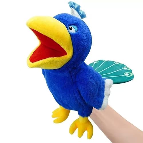 LXYJOYIN Handpuppen Spielzeug Set für Kinder,Freunde Im Tiergarten, Deluxe plüschtiere Kinderhandpuppen mit beweglichem offenem Mund für Vorschulkinder, Geburtstagsgeschenk-Pfau LXYJOYIN Handpuppen Spielzeug Set für Kinder,Freunde Im Tiergarten, Deluxe plüschtiere Kinderhandpuppen mit beweglichem offenem Mund für Vorschulkinder, Geburtstagsgeschenk-Pfau von lxyjoyin