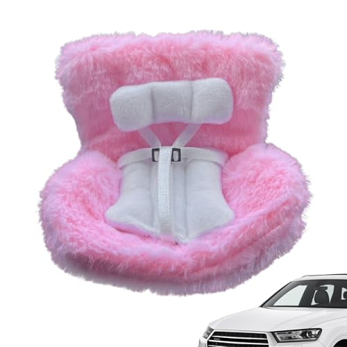 lyanny Autositz Für Puppen - Autositz Für Kuscheltiere | Kfz Spielzeug Deko Mit Befestigungsclip Für Fahrzeuge von lyanny