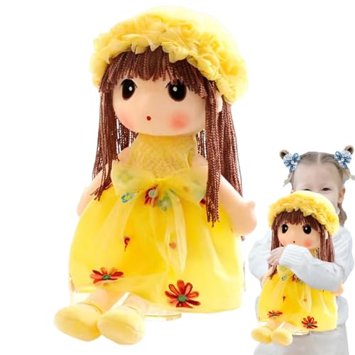 lyanny Baby Puppe Für Mädchen - Plüsch Baby Puppe,Weiche Und Niedliche Figur Für Kleinkinder Und Jugendliche Als Schlafbegleiter - Kinderzimmer Zuhause Weihnachten Geburtstag Geschenk von lyanny