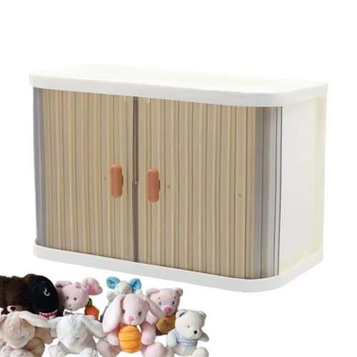 lyanny Puppenkleider Aufbewahrung | Zusammenklappbarer Kleiderschrank Für Puppenkleider | Aufbewahrungsschrank Für Stofftier Kostüme Kinderzimmer Spielzimmer Wohnung Schlafzimmer von lyanny