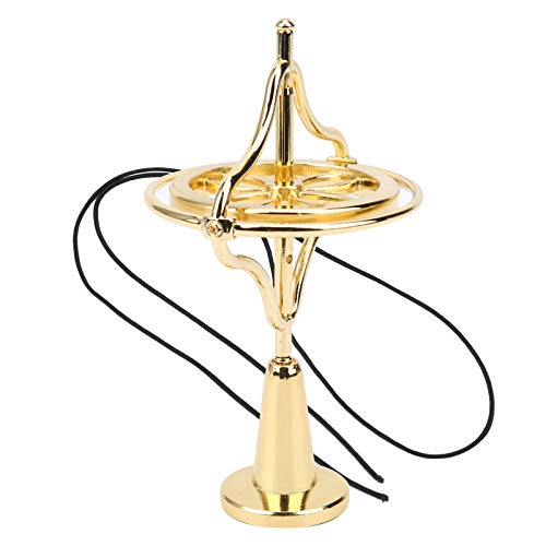 lyrlody Angststress Entlastung Gyroskop Stressablagerung Gyro-Spielzeug Anti-Angst Aluminiumlegierung Finger Gyroskop für Erwachsene mit Standschmierölseil lyrlody Angststress Entlastung Gyroskop Stressablagerung Gyro-Spielzeug Anti-Angst Aluminiumlegierung Finger Gyroskop für Erwachsene mit Standschmierölseil von lyrlody