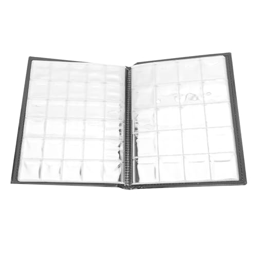 lyrlody Coin Collection Book 250 Taschen Münzalbum Sammeln Sie Buch mit 10 Seiten für Münzen -Token -Medaillenabzeichen und Hüte Aufbewahrung (Brown) von lyrlody