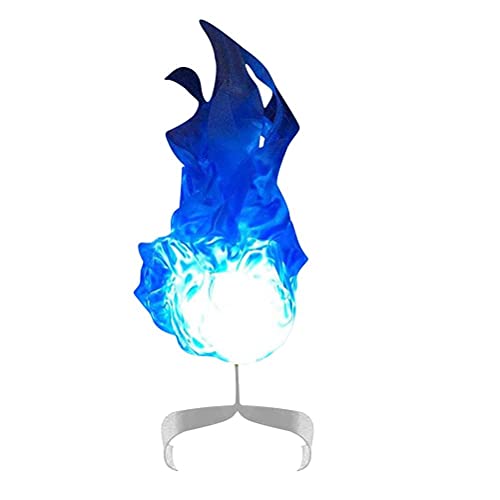 lyrlody LED Leuchtende Feuerball -schwimmende Ornamente, Optische für Anime -Charaktere, Leichteres Gewicht mit Zusätzlichen Effekten für Partys (Blue #10) von lyrlody
