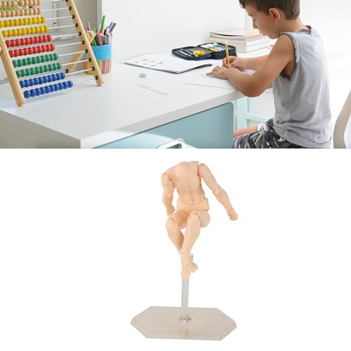 lyrlody Männliche Flexible Aktionsfigur für Künstler, Premium -PVC -Material, Einstellbare Posen, Mehrere Verwendungszwecke, Bequemer Inhaber, Unterstützt Anpassbare Aktionen, Muskelmännchen (Mann) lyrlody Männliche Flexible Aktionsfigur für Künstler, Premium -PVC -Material, Einstellbare Posen, Mehrere Verwendungszwecke, Bequemer Inhaber, Unterstützt Anpassbare Aktionen, Muskelmännchen (Mann) von lyrlody