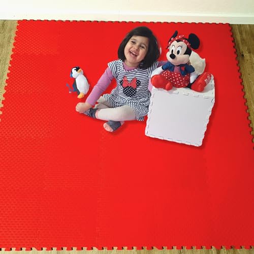 Puzzelmatten für Babys und Kinder - Spielmatte Puzzlematte Baby -25 Eva TLG (30x30x1cm) Spielteppich Schutzmatten - Fitnessraum Yogamatten Trainingsmatten von m Mayda