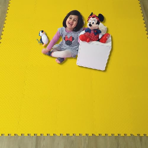 Puzzelmatten für Babys und Kinder - Spielmatte Puzzlematte Baby - 25 Eva TLG (30x30x1cm) Schaumstoff-Bodenfliesen - Krabbelmatten Spielteppich Schutzmatten - Fitnessraum Yogamatten Trainingsmatten von m Mayda