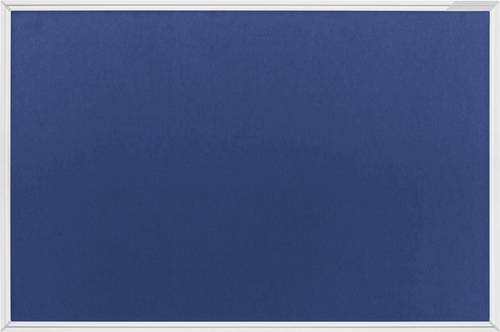 Magnetoplan 1412003 Pinnwand Königsblau, Grau Filz 1200mm x 900mm von magnetoplan