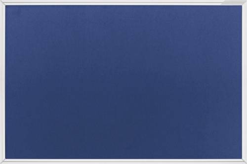 Magnetoplan 1460003 Pinnwand Königsblau, Grau Filz 600mm x 450mm von magnetoplan