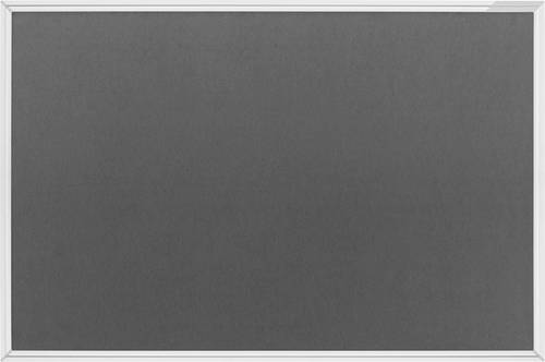Magnetoplan 1490001 Pinnwand Königsblau, Grau Filz 900mm x 600mm von magnetoplan