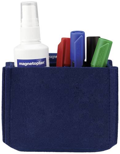 Magnetoplan Stiftehalter magnetisch magnetoTray MEDIUM (B x H x T) 130 x 100 x 60mm Blau 1227714 von magnetoplan