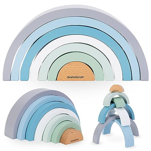 Mamabrum, Holzregenbogen Puzzle- Blau, 7 Elemente, Tunnel Brücken, Holzkonstruktionen, Spielzeug Lehrt, Spielzeug Unterstützt Lernen, Entwicklung der Kordination Holz Regenbogen Baby Mamabrum, Holzregenbogen Puzzle- Blau, 7 Elemente, Tunnel Brücken, Holzkonstruktionen, Spielzeug Lehrt, Spielzeug Unterstützt Lernen, Entwicklung der Kordination Holz Regenbogen Baby von mamabrum