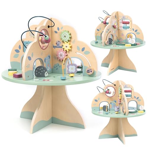 Mamabrum Bildungstisch für Kinder 12m+, Multifunktionaler Baum: Motorischer Loop Formensortier, Zahl, Pädagogisches Spielzeug zur Unterstützung der Manuellen und Sensorischen Entwicklung, Kreativ Spaß Mamabrum Bildungstisch für Kinder 12m+, Multifunktionaler Baum: Motorischer Loop Formensortier, Zahl, Pädagogisches Spielzeug zur Unterstützung der Manuellen und Sensorischen Entwicklung, Kreativ Spaß von mamabrum