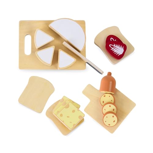 Mamabrum Toy Holz Frühstück Set für Kinder, Spielnahrung, Zubehör für Spielzeugküche, Kleinkoch, Zubehör für Kinderküche, Schneidebrett für die Kleinen Holz Lebensmittel kinderküche Mamabrum Toy Holz Frühstück Set für Kinder, Spielnahrung, Zubehör für Spielzeugküche, Kleinkoch, Zubehör für Kinderküche, Schneidebrett für die Kleinen Holz Lebensmittel kinderküche von mamabrum