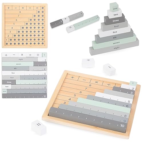 mamabrum, Mathe-Brett aus Holz – Zählen, Subtraktion, Addition, Multiplikation, Division Lernen, Holztafel, 23 farbige Blöcke, für Kinder funmath brettspiel montesori rechnen mamabrum, Mathe-Brett aus Holz – Zählen, Subtraktion, Addition, Multiplikation, Division Lernen, Holztafel, 23 farbige Blöcke, für Kinder funmath brettspiel montesori rechnen von mamabrum