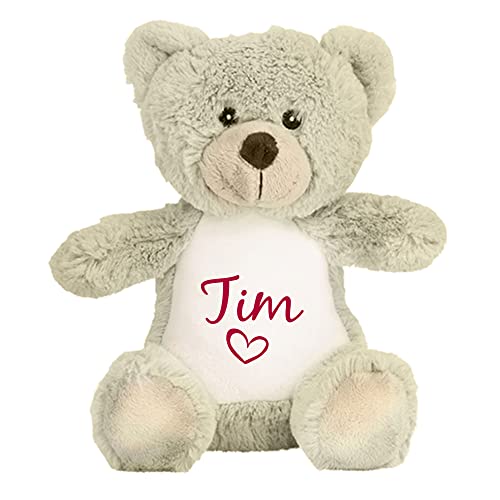 mamir home Teddy Baby Geschenk Kuscheltier personalisiert mit Namen I 22cm Teddybär I Geschenkidee zur Geburt I Taufe, Geburtstag & Weihnachten mamir home Teddy Baby Geschenk Kuscheltier personalisiert mit Namen I 22cm Teddybär I Geschenkidee zur Geburt I Taufe, Geburtstag & Weihnachten von mamir home