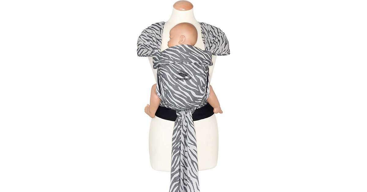 Babytrage Twist Regular - Limited Edition, Zebra anthrazit/schwarz Babytrage Twist Regular - Limited Edition, Zebra anthrazit/schwarz von manduca