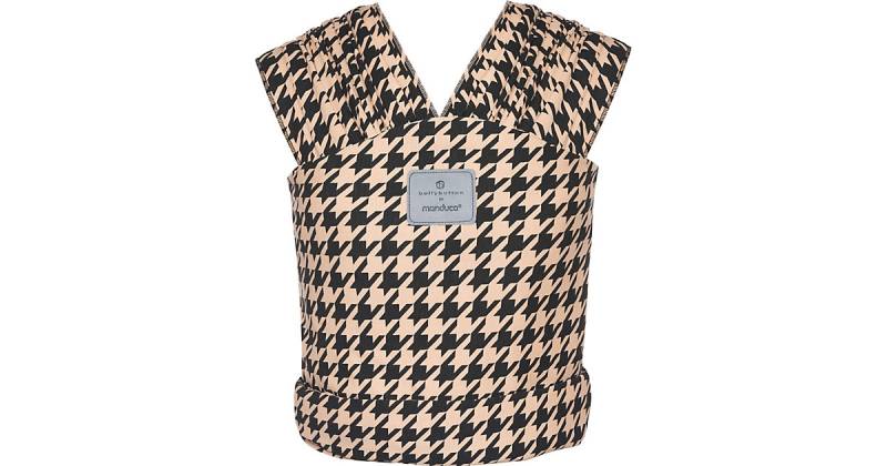 Babytrage bellybutton by manduca SLING PepitaBlack schwarz/braun von manduca