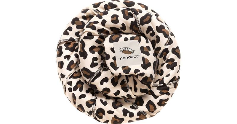 Tragetuch Sling - Limited Edition, Leopard beige/schwarz von manduca