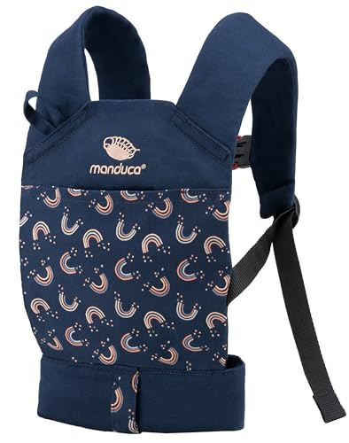 manduca Doll Carrier - Geeignet für Kleinkinder ab 18 Monaten - Puppenzubehör - Puppentragetuch aus Bio-Baumwolle für Babypuppen und Kuscheltiere ,Rainbow Night manduca Doll Carrier - Geeignet für Kleinkinder ab 18 Monaten - Puppenzubehör - Puppentragetuch aus Bio-Baumwolle für Babypuppen und Kuscheltiere ,Rainbow Night von manduca