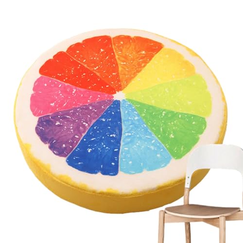 manhegari 3D Frucht Obst Stuhl Stuhl Deko Stuhlauflage, Runde -Stoffkissen, Niedlich Kiwi-Orange-Zitronen-Wassermelonen-Sitzkissen, Sofakissen Für Zuhause, Kindercouch, Klassenzimmer manhegari 3D Frucht Obst Stuhl Stuhl Deko Stuhlauflage, Runde -Stoffkissen, Niedlich Kiwi-Orange-Zitronen-Wassermelonen-Sitzkissen, Sofakissen Für Zuhause, Kindercouch, Klassenzimmer von manhegari