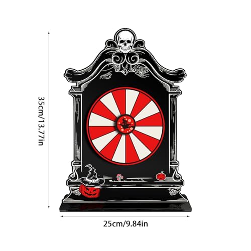 manhegari Halloween Glücksrad,Fortune Acryl Gewinnspiel Drehscheibe - Tischdekoration Für Veranstaltungen Familienfeiern Klassenfeste manhegari Halloween Glücksrad,Fortune Acryl Gewinnspiel Drehscheibe - Tischdekoration Für Veranstaltungen Familienfeiern Klassenfeste von manhegari