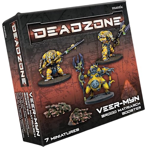 Mantic Games Deadzone Veer-Myn Brood Matriarch Booster, unbemalt, MGDZV106 von mantic