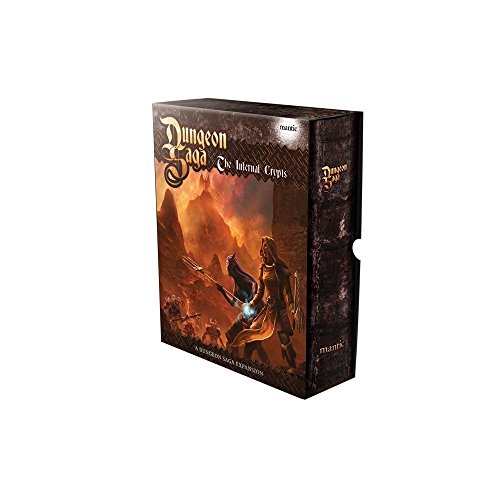 Mantic Games MGDS05 – The Infernal Crypts – Dungeon Saga The Zwerg Kings Quest Expansion – Fantasy 28 mm Miniatur-Abenteuerstrategie-Brettspiel – englische Ausgabe von mantic