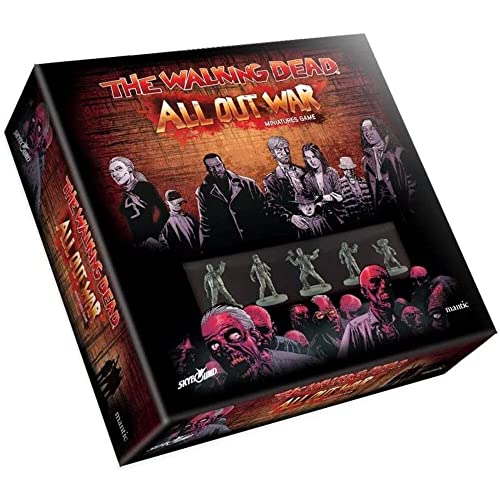 Mantic Games WD001 - Walking Dead - all Out War - Tabletop Zombie Game - Includes 28mm Miniatures x18 von mantic