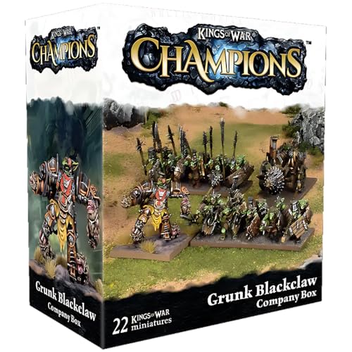 mantic Games, Kings of War Champions: Grunk Blackclaw Company Box von mantic