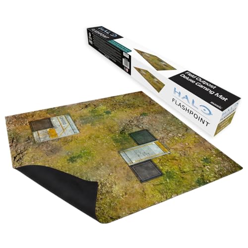 mantic Spiele | Halo Flashpoint | Field Outpost Deluxe Gaming Mat von mantic