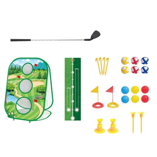 manting Golf-Set-Spiel,Golf-Set für Kinder | Indoor-Outdoor-Sportspielzeug - Golfball-Spielset, Golf-Putting-Spiel, Sport-Golfspielzeug, fördert die körperliche und geistige Entwicklung von manting