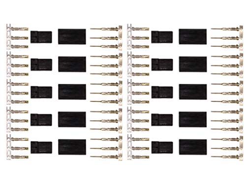 marfitec © 10 Paar Uni JR kompatibele Stecker + Buchse zum crimpen (20 Stück) von marfitec