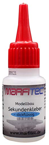 marfitec © Modellbau Sekundenkleber 20g dickflüssig - Standard Verschluss von marfitec