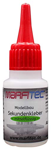 marfitec © Modellbau Sekundenkleber 20g mittelflüssig - Standard Verschluss von marfitec